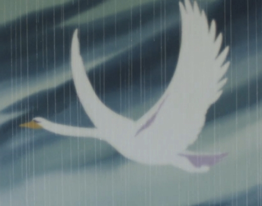 ララァが見つめる鳥