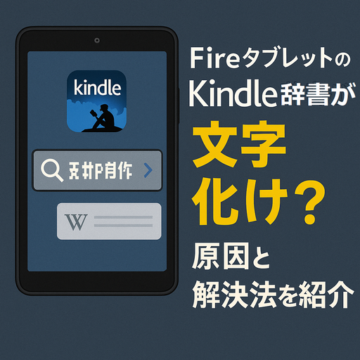 FireタブレットのKindle:英和辞書の文字化けの解決法